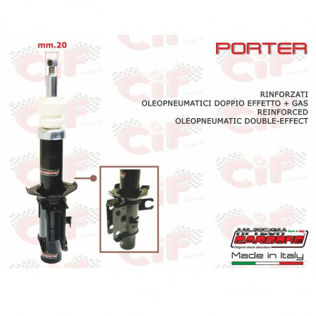 Ammortizzatore anteriore sinistro SX Piaggio Porter 1000 1300