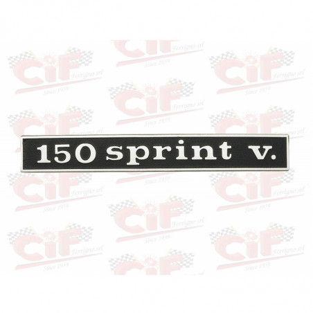 Rear badge Vespa 150 Sprint Veloce