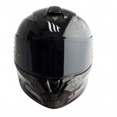 Casco Integral Rojo MT Helmets Targo Dagger E1 Negro brillante