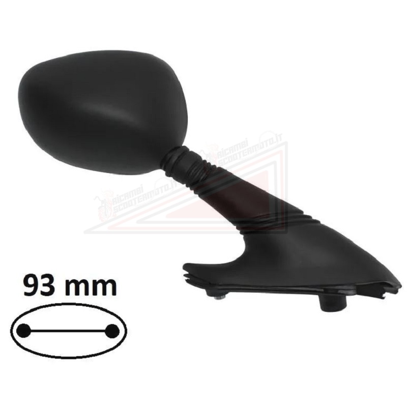 Mirror Right Black Piaggio X9 125 2001-2002