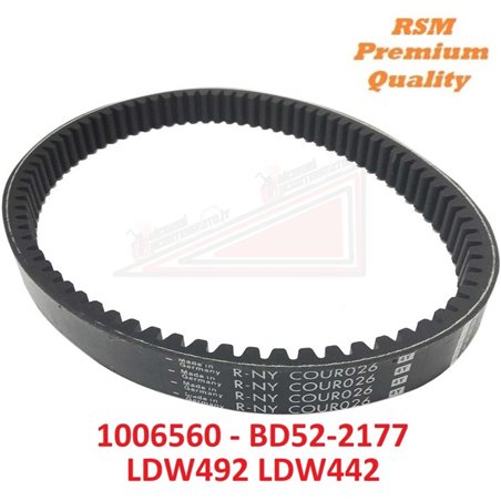 Variator drive belt 047 High quality MICROCAR MGO 1 YANMAR