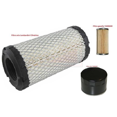 Luft öl Diesel filter Kit YANMAR 523 MICROCAR MGO