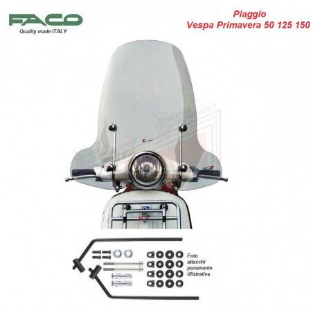 Pare-brise Piaggio Vespa Primavera 50 125 150 2013 2024