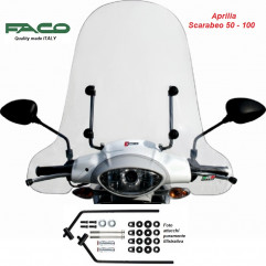 Paravento parabrezza Aprilia Scarabeo 50 100 2T 4T 2014 2020