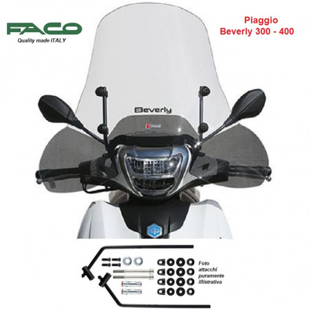 Parabrisas Piaggio Beverly 300 400 2021 2024