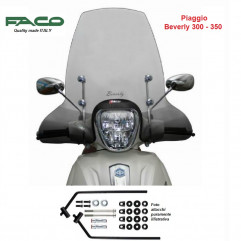 Miniparabrisas Faco Piaggio Beverly 125 300 350 2010 2020