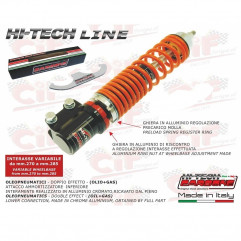 Shock absorber Hi Tech orange front Vespa 125 250 300 GT GTS GTV