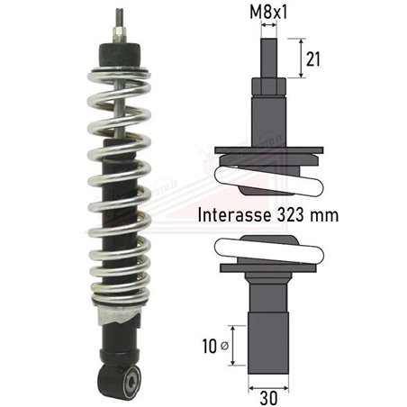 Ammortizzatore Posteriore Vespa Lx 4T 3V Ie - Touring 125 2012-2013