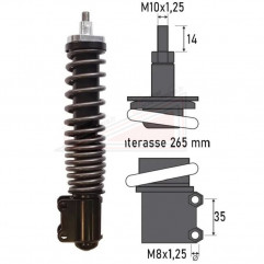 Ammortizzatore anteriore Piaggio Sfera 50 125 1995 1997