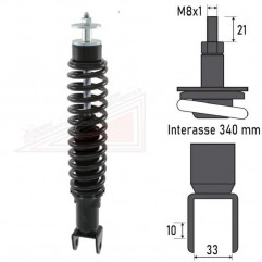 Stoßdämpfer hinten Piaggio Zip 50 2T 4T 1992 2021