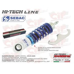 Ammortizzatore anteriore regolabile Hi Tech blu Carbone Vespa 50 PK