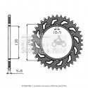 Gear Ring S Ac P520-D45 Honda NX Dominator (RD02 / RD08) 650 88